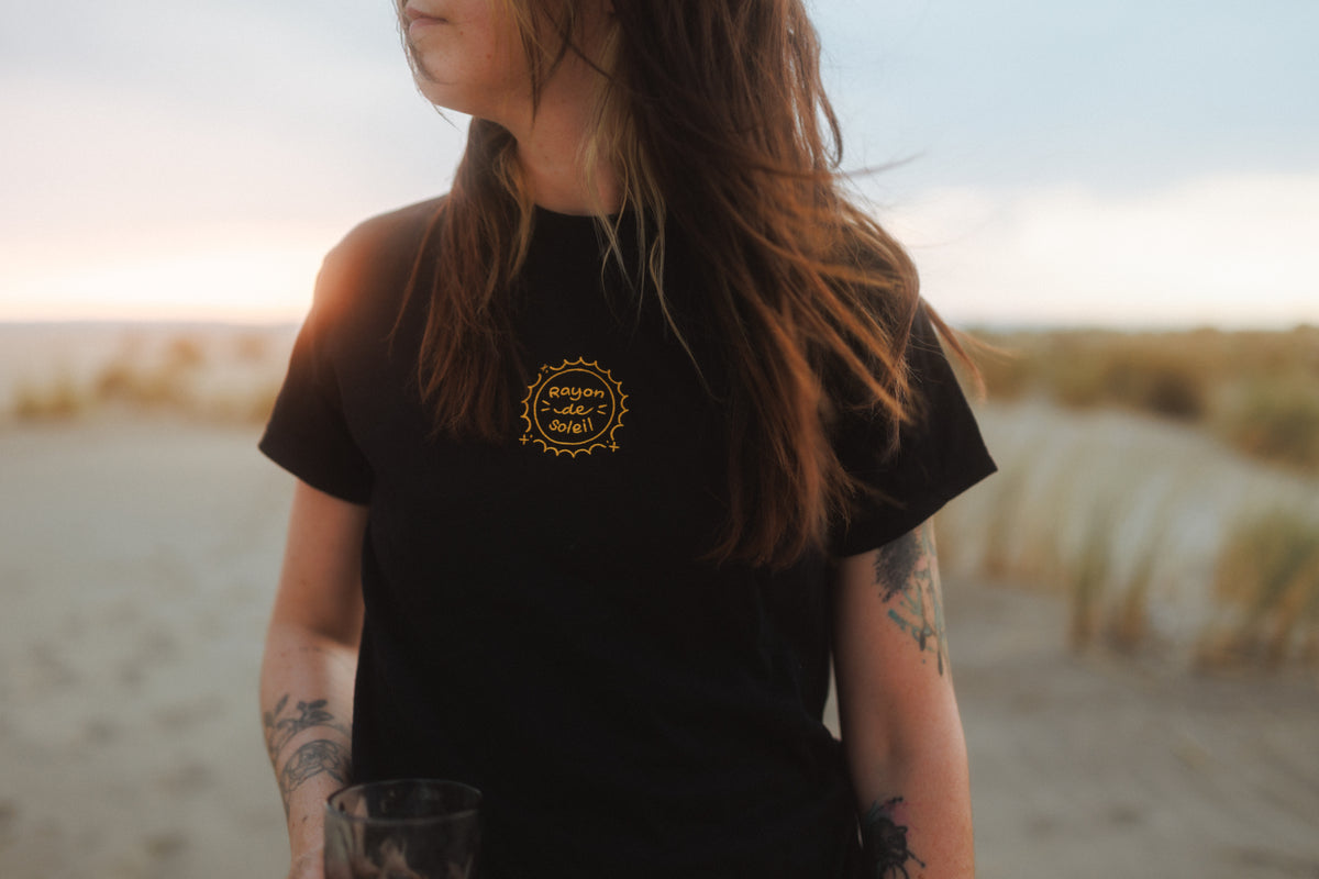 T-shirt brodé Rayon de Soleil