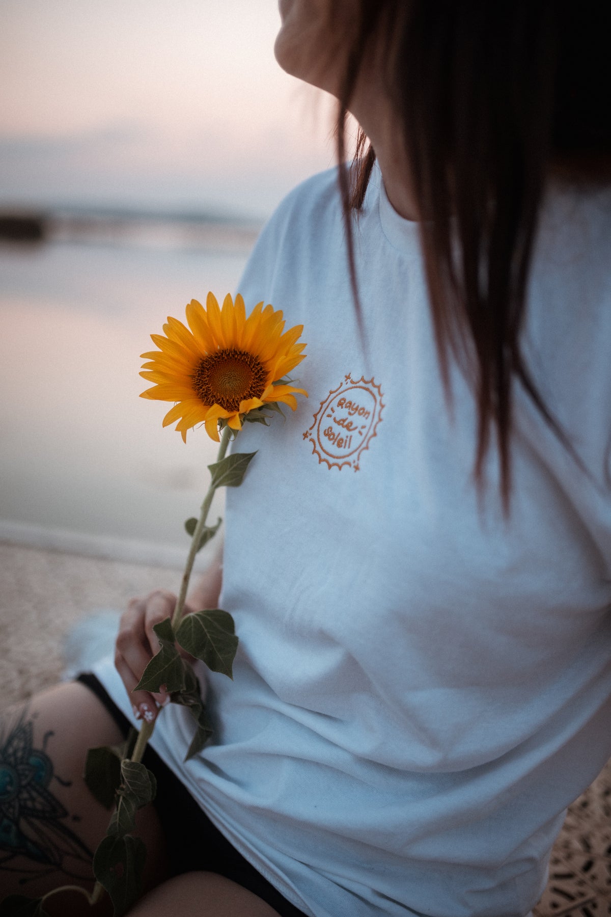 T-shirt brodé Rayon de Soleil
